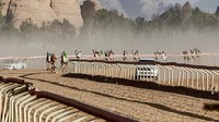 Gurun Wadi Rum menjadi tempat yang biasa digunakan untuk balap unta.