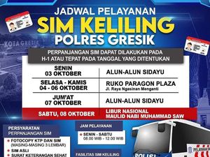 Ingat Rek! Ini Hari Terakhir Mobil SIM Keliling Gresik Mangkal di Menganti