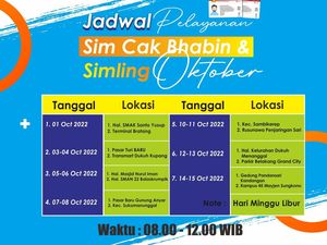 Catat Rek Jadwal SIM Keliling di Surabaya Akhir Minggu Ini