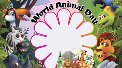 Twibbon Hari Hewan Sedunia.
