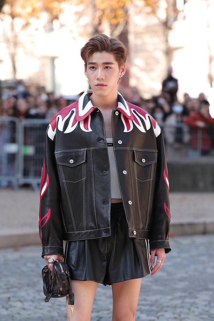 1430353511 PARIS, FRANCE - OCTOBER 04: Krit Amnuaydechkorn aka PP Krit attends the Miu Miu Womenswear Spring/Summer 2023 show as part of Paris Fashion Week on October 04, 2022 in Paris, France. (Photo by Jacopo Raule/GC Images)