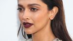 Deepika Padukone Tampil Edgy dengan Lipstik Gelap