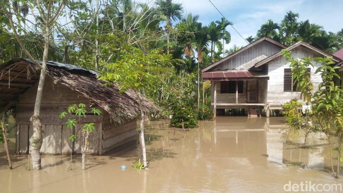 Banjir di enam kecamatan di Aceh Utara.