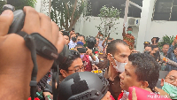 Eks Kadiv Propam Polri itu juga meminta maaf kepada orang tua Brigadir J. (Rizky AM/detikcom)