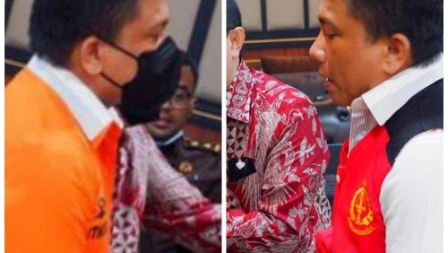 Momen pelimpahan Irjen Ferdy Sambo ke kejaksaan. Dok Kejaksaan