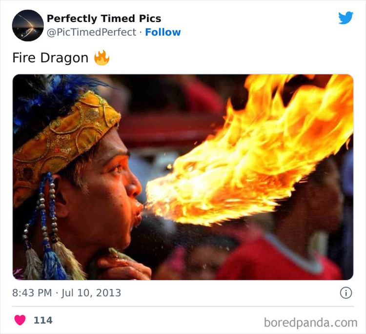 Foto yang diambil waktu yang tepat