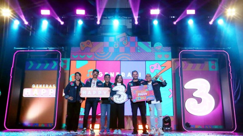 Indosat Ooredoo Hutchison melalui brand Tri hadirkan program 'Generasi Happy'. Indosat menggandeng Najwa Shihab.