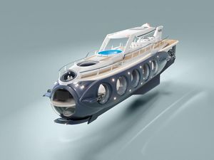 Mengintip Desain Superyacht yang Bisa Melaut dan Menyelam