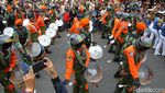 Meriahnya Kirab Drumband HUT TNI ke-77 di Malioboro Jogja