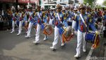 Meriahnya Kirab Drumband HUT TNI ke-77 di Malioboro Jogja