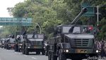 Parade Prajurit dan Alutsista TNI di Depan Istana Merdeka
