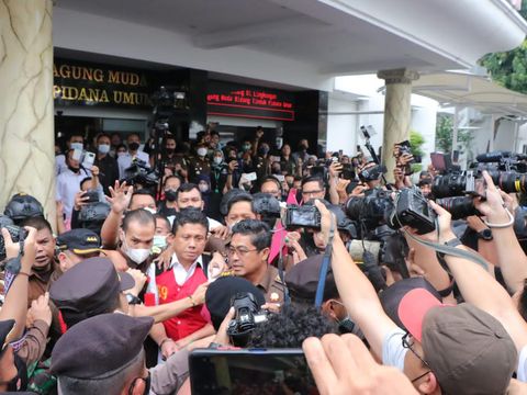 Penampakan para tersangka kasus obstruction of justice kasus Yosua