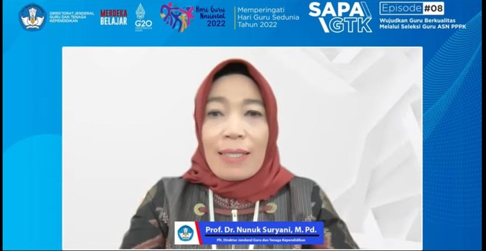 Prof. Dr. Nunuk Suryani, M. Pd. ungkap solusi bagi pelamar yang belum diangkat di tahun 2022