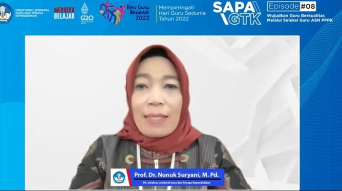 Prof. Dr. Nunuk Suryani, M. Pd. ungkap solusi bagi pelamar yang belum diangkat di tahun 2022