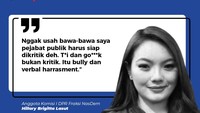 Anggota Komisi I DPR Fraksi NasDem Hillary Brigitta Lasut mengatakan bahwa Mamat Alkatiri bukan mengkritiknya. Baginya, Mamat telah melakukan bully. (Tim Infograsi detikcom: Fauzan)
