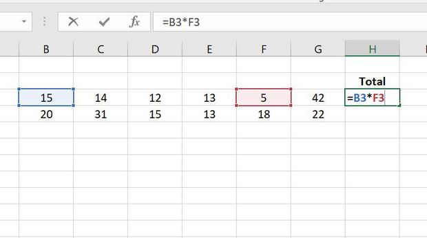 Rumus Excel Perkalian