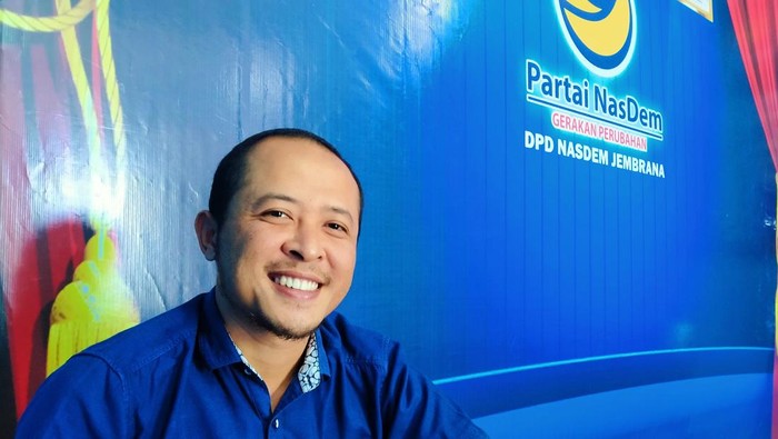Sekretaris DPD Partai Nasdem Jembrana Putu Hendi Anggara Putra