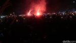 Suasana Haru Ribuan Suporter Jateng-DIY Doakan Korban Tragedi Kanjuruhan