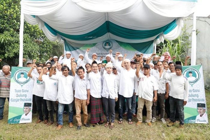 Tuan Guru di Sumut Deklarasi Dukung Ganjar Maju Nyapres 2024