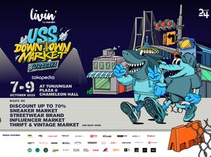 USS Downtown Market Hadir di Surabaya, Ada 60 Tenant Street Fashion!