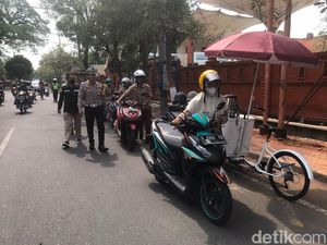 Puluhan Siswa SMP di Kota Mojokerto Terciduk Kendarai Motor ke Sekolah
