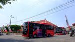 Merah Merona Bus Listrik INKA yang Bakal Wira-wiri di G20 Bali