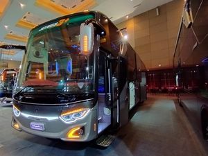 Bus Single Glass Dilempari Batu di Sumatera, PO SAN: Kita Kembalikan ke Yang Maha Kuasa