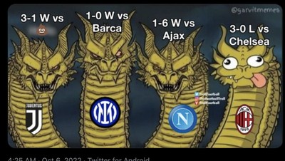 AC Milan Dilibas Chelsea, Diledek Meme... Malu-maluin Serie A nih