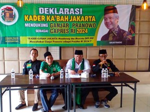 Kader PPP Jakarta Dukung Ganjar Jadi Capres 2024