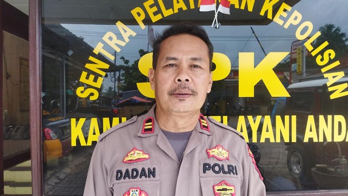 Kapolsek Banjar Iptu Dadan (Dok Aris Rivaldo/detikcom).