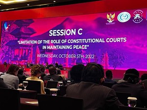 Pertemuan MK Sedunia, Australia Beberkan Pengaruh Pengadilan ke Konstitusi