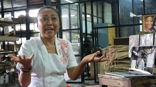 Niluh Djelantik saat mengungkapkan alasannya keluar dari NasDem, Kamis (6/10/2022). (chairul amri simabur/detikBali)