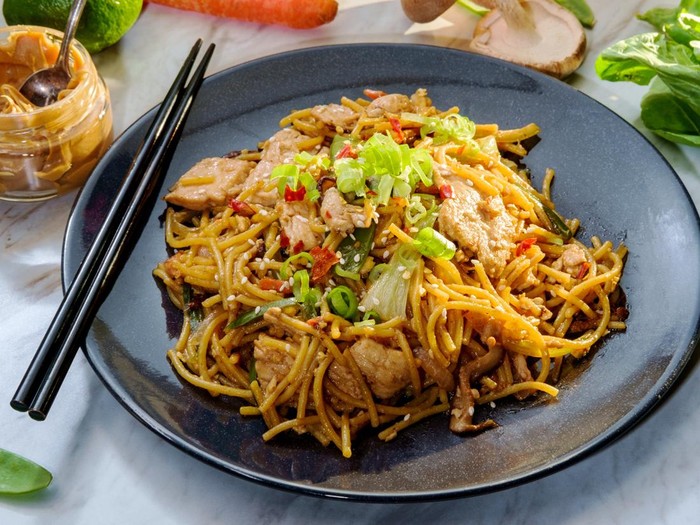 Resep Mie Selai Kacang dan Ayam