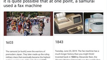  Apakah para Samurai menggunakan mesin fax. Foto: Reddit via Boredpanda