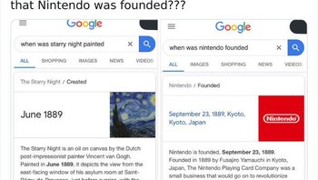 Lukisan Starry Night dilukis Van Gogh saat Nintendo didirikan pada 1889 Foto: Reddit via Boredpanda