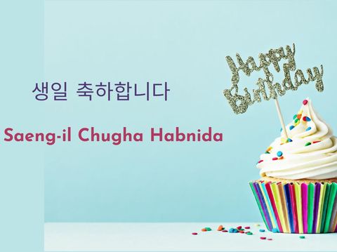 Ucapan Selamat Ulang Tahun Bahasa Korea