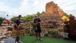 Waduh! Pagoda Berumur 500 Tahun di Thailand Roboh