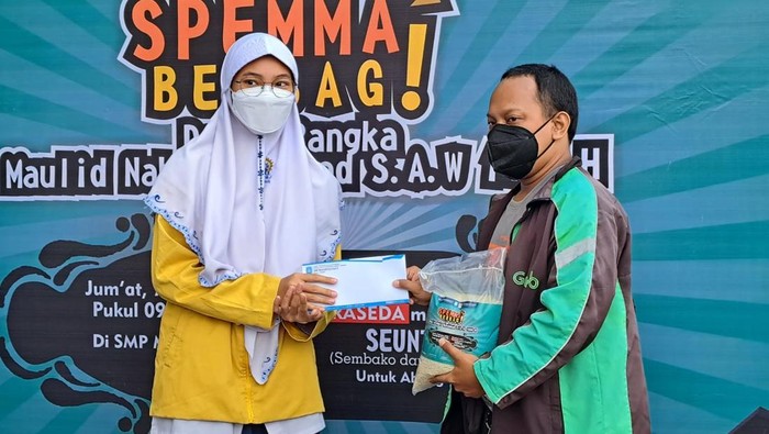 Aksi Positif Siswa SMP di Surabaya Menyambut Maulid Nabi