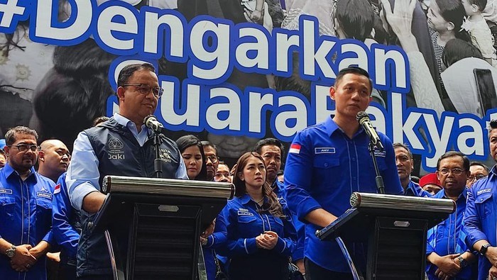 Anies Baswedan dan Agus Harimurti Yudhoyono (AHY).