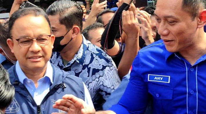 Anies tiba di markas Demokrat (Nahda-detikcom) Anies tiba di markas Demokrat (Nahda-detikcom)