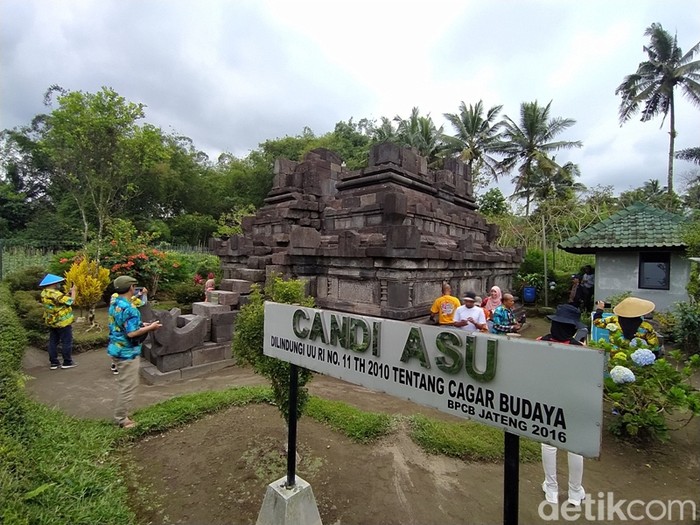 Candi Asu yang berada di Desa Sengi, Kecamatan Dukun, Kabupaten Magelang, Rabu (5/10/2022).