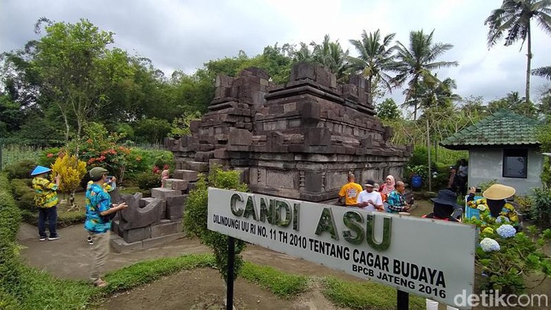 Candi Asu yang berada di Desa Sengi, Kecamatan Dukun, Kabupaten Magelang, Rabu (5/10/2022). Candi Asu yang berada di Desa Sengi, Kecamatan Dukun, Kabupaten Magelang, Rabu (5/10/2022).