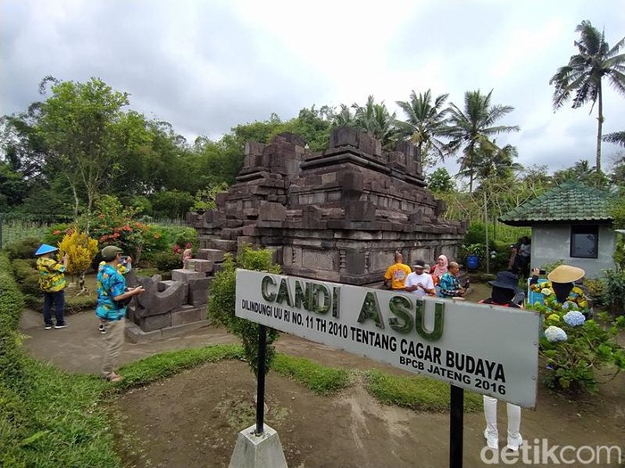 Candi Asu yang berada di Desa Sengi, Kecamatan Dukun, Kabupaten Magelang, Rabu (5/10/2022).