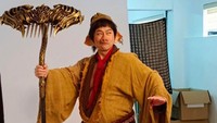 Nah ini gaya khas dari Cu Pat Kai. Foto: foto: TikTok laiyiucheung