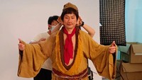 Tapi kali ini, ia tak tampil dengan rekan-rekannya dahulu di kera sakti. Foto: foto: TikTok laiyiucheung