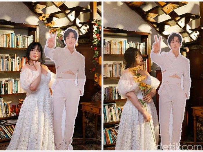Foto bersama tokoh anime menjadi nyata viral di media sosial. Foto bersama tokoh anime menjadi nyata viral di media sosial.