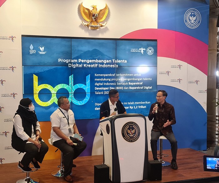 Google memberikan 5.500 beasiswa untuk program Pengembangan Talenta Digital Kreatif dari Kemenparekraf