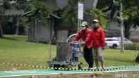 Kepala Dinas Perhubungan DKI Jakarta Syafrin Liputo menjelaskan konsep revitalisasi kolong Semanggi. Selain berbentuk terowongan, jalur sepeda juga akan dibangun di dalam putaran semanggi.