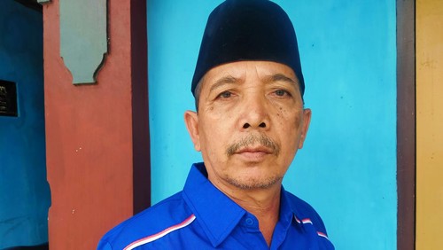 Ketua Partai Amanat Nasional (PAN) Jembrana Nasrun di Kantor PAN Jembrana, Jumat (7/10/2022).