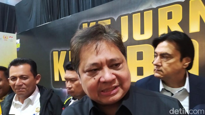 Ketum Partai Golkar Airlangga Hararto (Alamudin Hamapu/detikSumut)